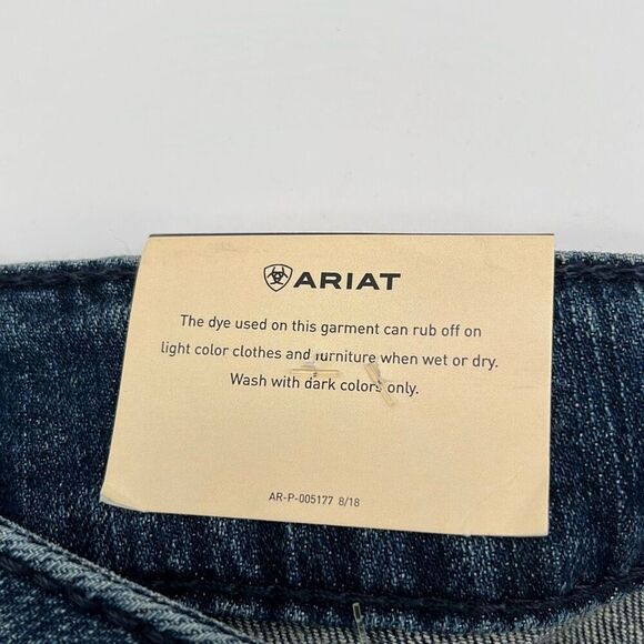 NWT ARIAT DENIM Jeans Men's Size 31 Blue Trouser Faded Mid-Rise Medium Wash - Picture 5 of 16